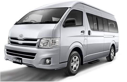 TOYOTA HIACE 12 SEATER ( MANUAL)