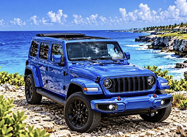 Jeep Wrangler Special Blue Aruba